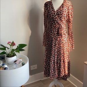 DVF leopard silk dress - 2